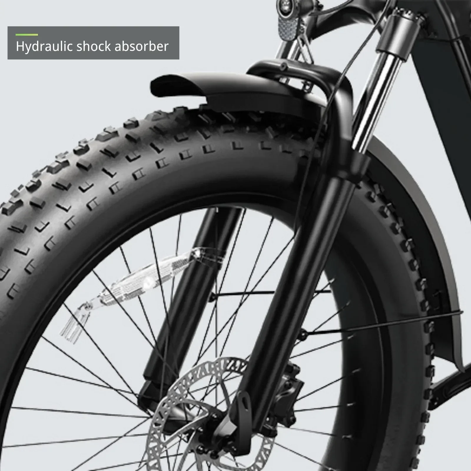 TST® Dreamer 26" Step-Thru Fat Tire Electric Bike - Image 4