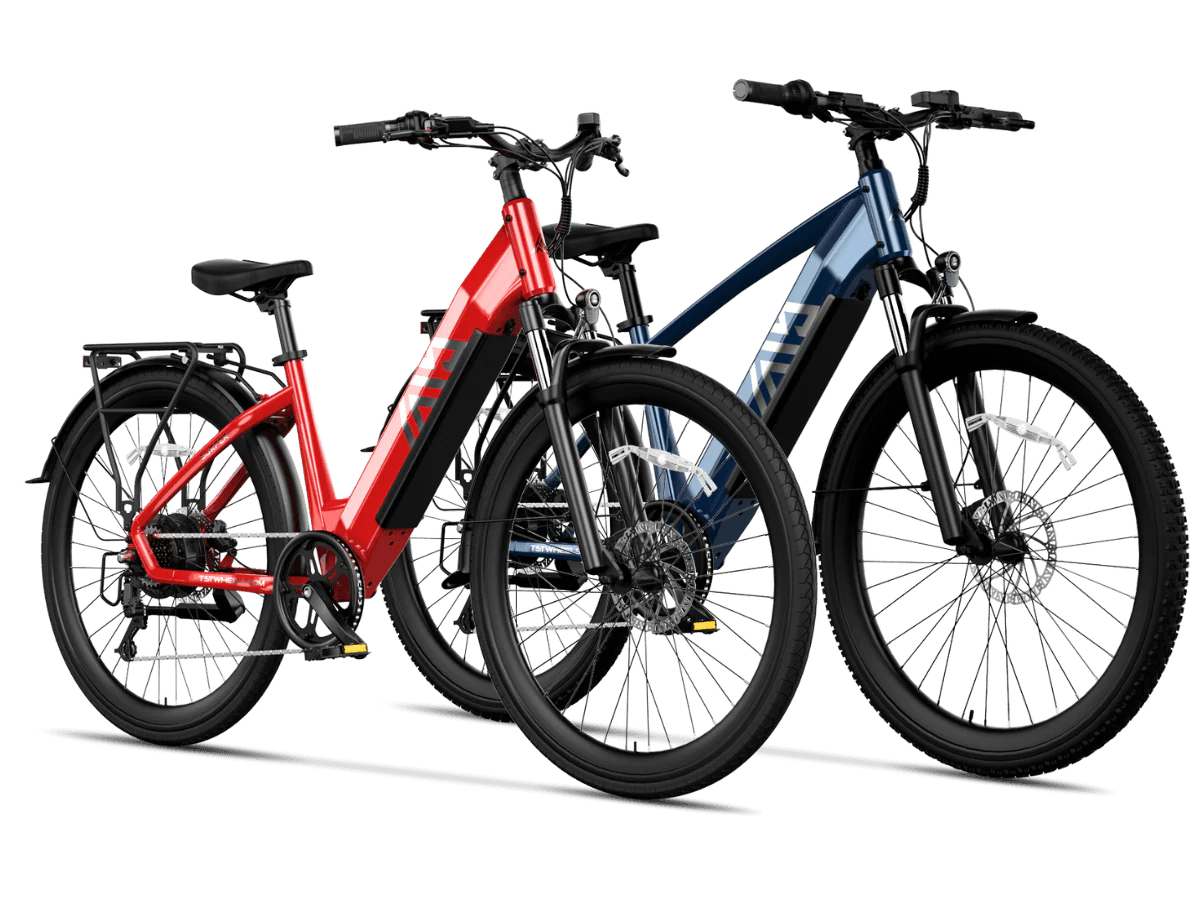 TST® Combo Sale Flyer+Surfer 27.5" Commuter Convenience Electric Bike - Image 7