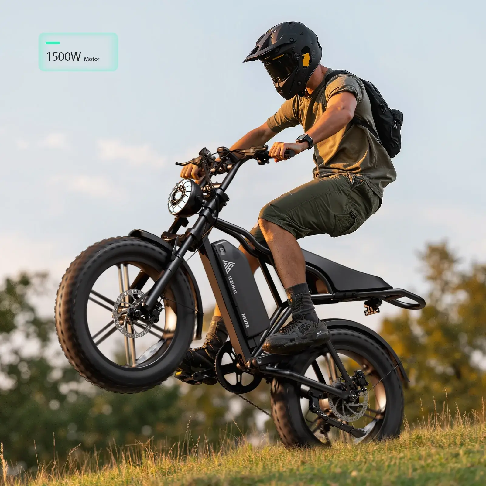 TST® Combo Sale R002 20" Full Suspension Moped-Style Ebike - Image 3