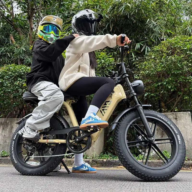 TST® R7 Moped Style 1500W Full Suspension Electric Cargo Bike | 2026 New Model - Image 3