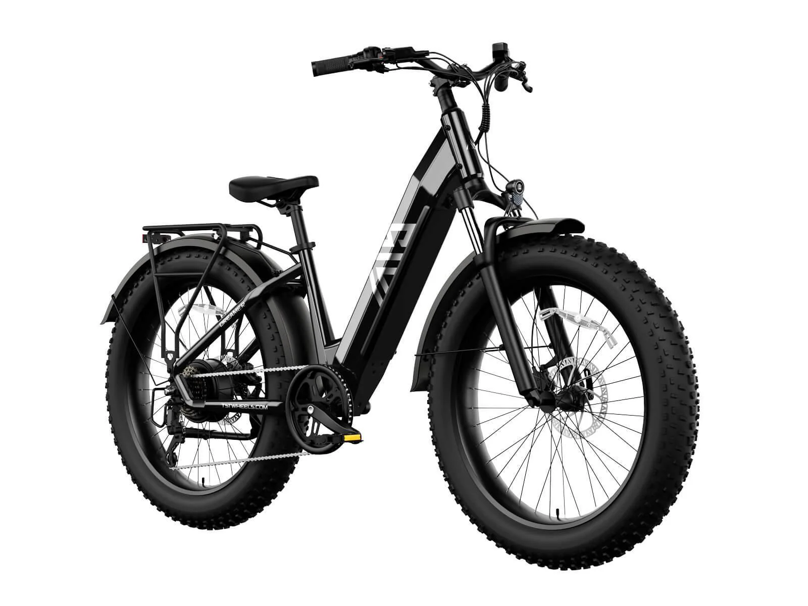 TST® Dreamer 26" Step-Thru Fat Tire Electric Bike - Image 10