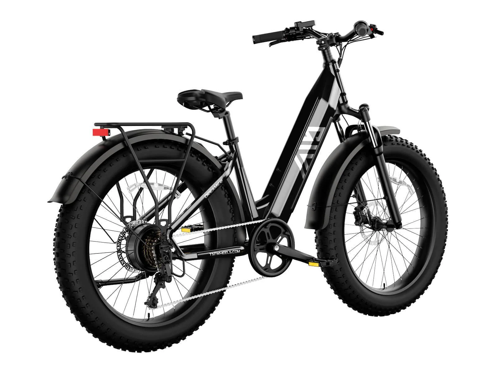 TST® Dreamer 26" Step-Thru Fat Tire Electric Bike - Image 11