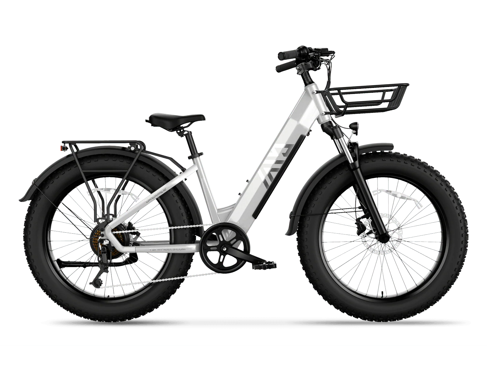 TST® Dreamer 26" Step-Thru Fat Tire Electric Bike - Image 12