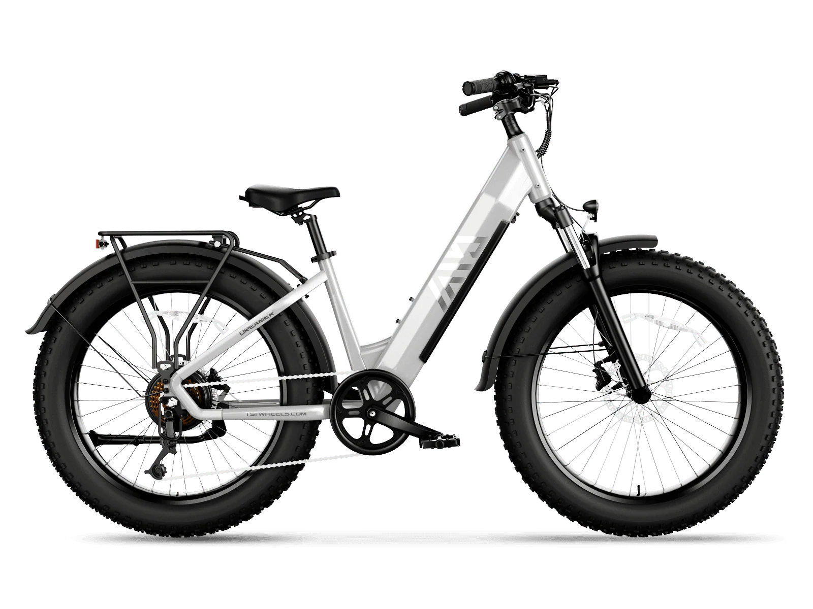 TST® Dreamer 26" Step-Thru Fat Tire Electric Bike - Image 8