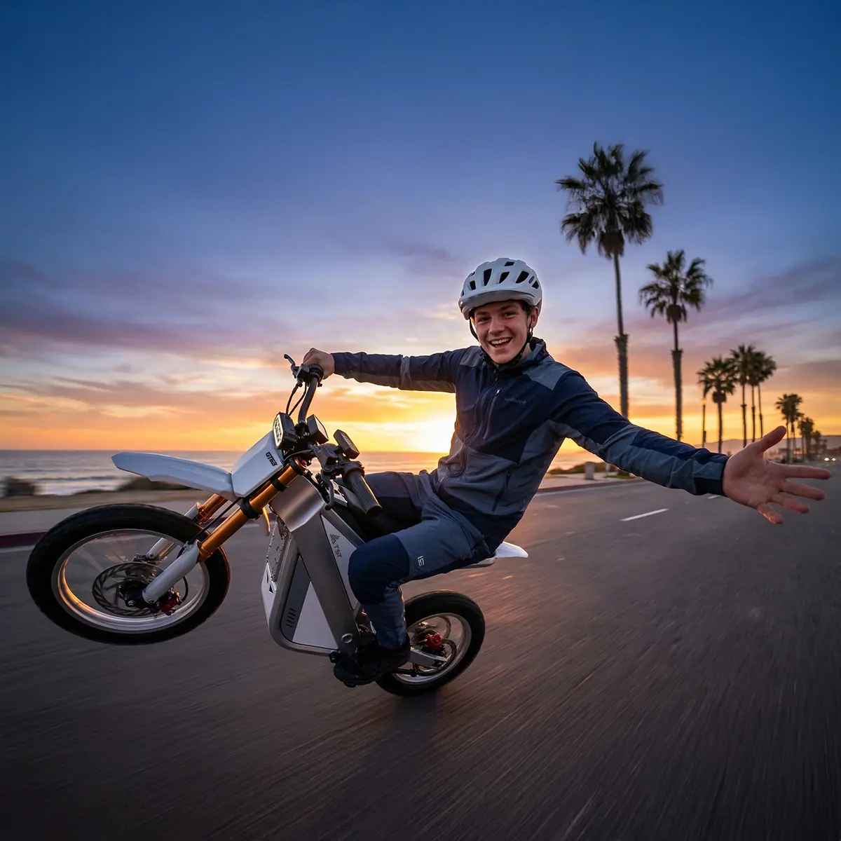 TST® GT63 14" 2200W 210Nm Electric Dirt Bike - Image 3