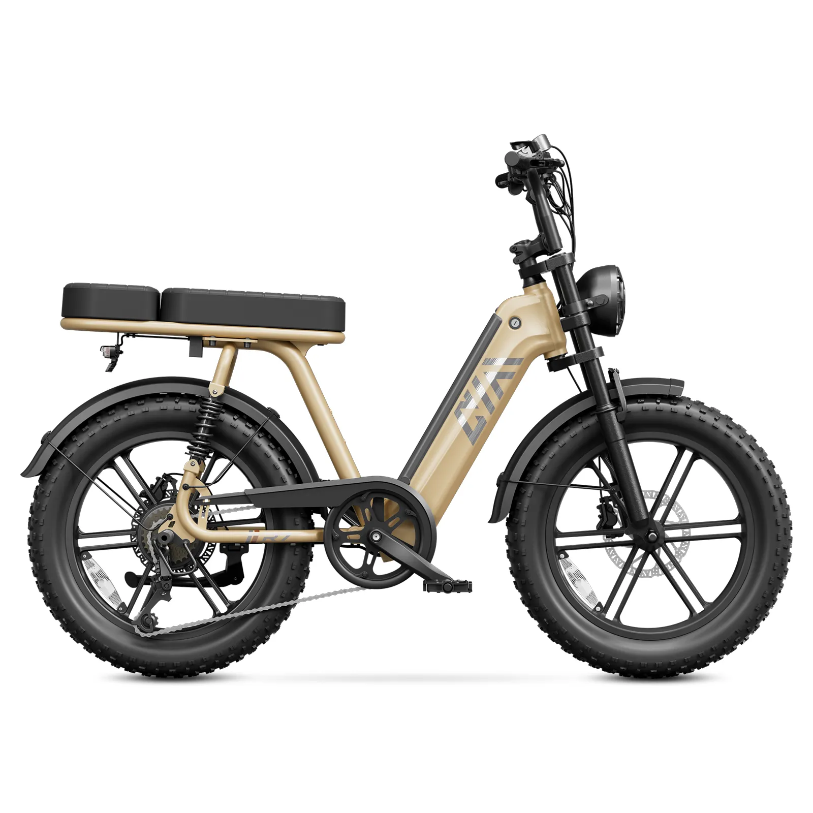 TST® R7 Moped Style 1500W Full Suspension Electric Cargo Bike | 2026 New Model - Image 10