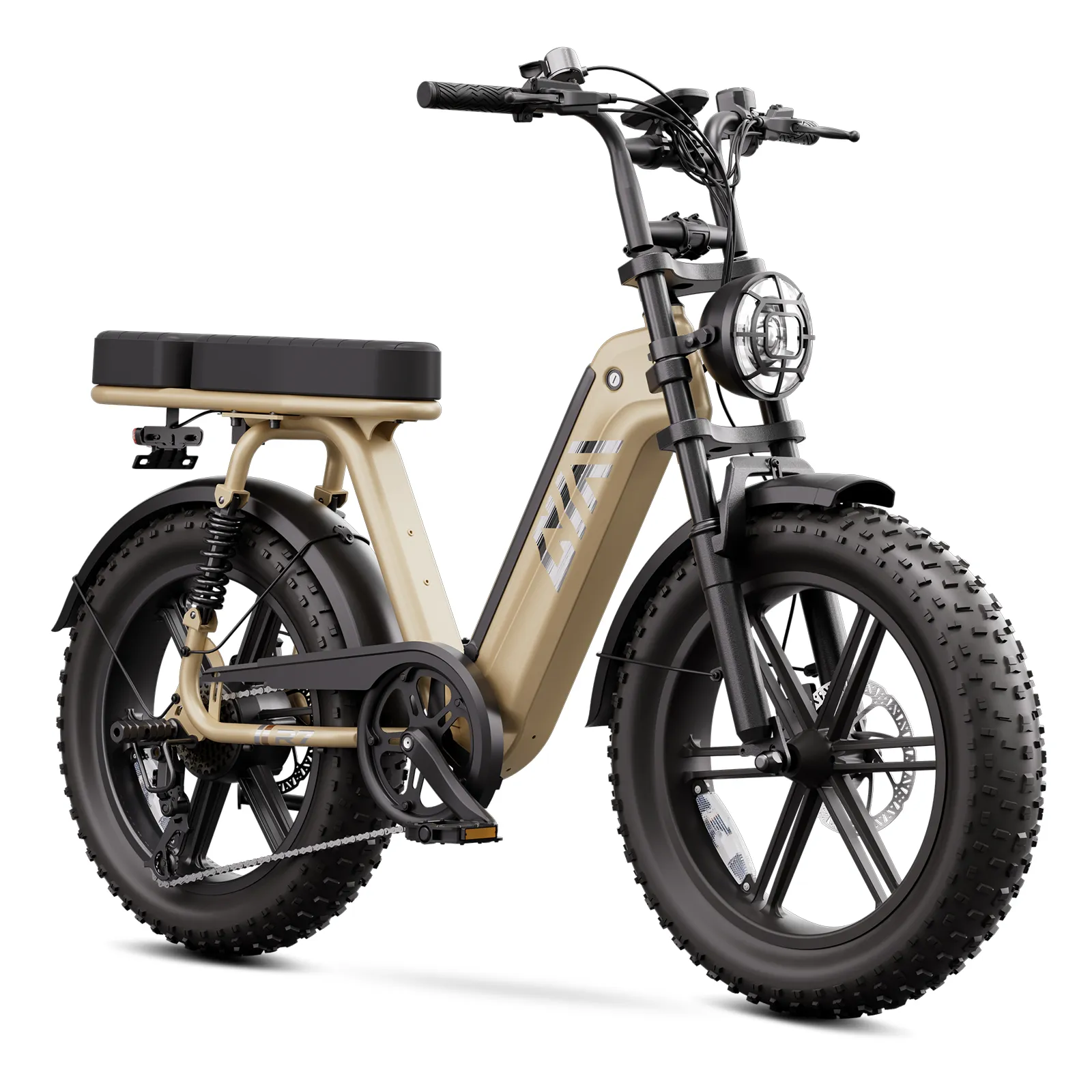 TST® R7 Moped Style 1500W Full Suspension Electric Cargo Bike | 2026 New Model - Image 11