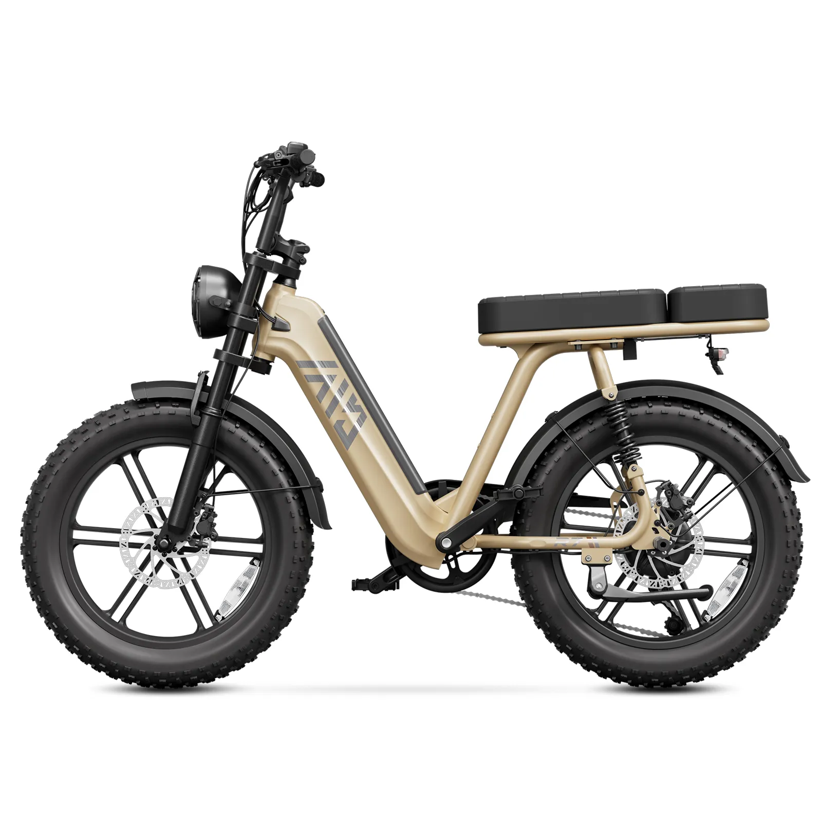 TST® R7 Moped Style 1500W Full Suspension Electric Cargo Bike | 2026 New Model - Image 14