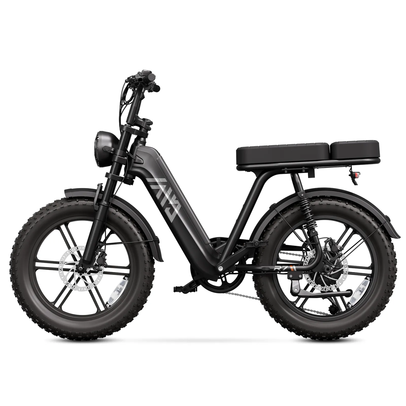 TST® R7 Moped Style 1500W Full Suspension Electric Cargo Bike | 2026 New Model - Image 16