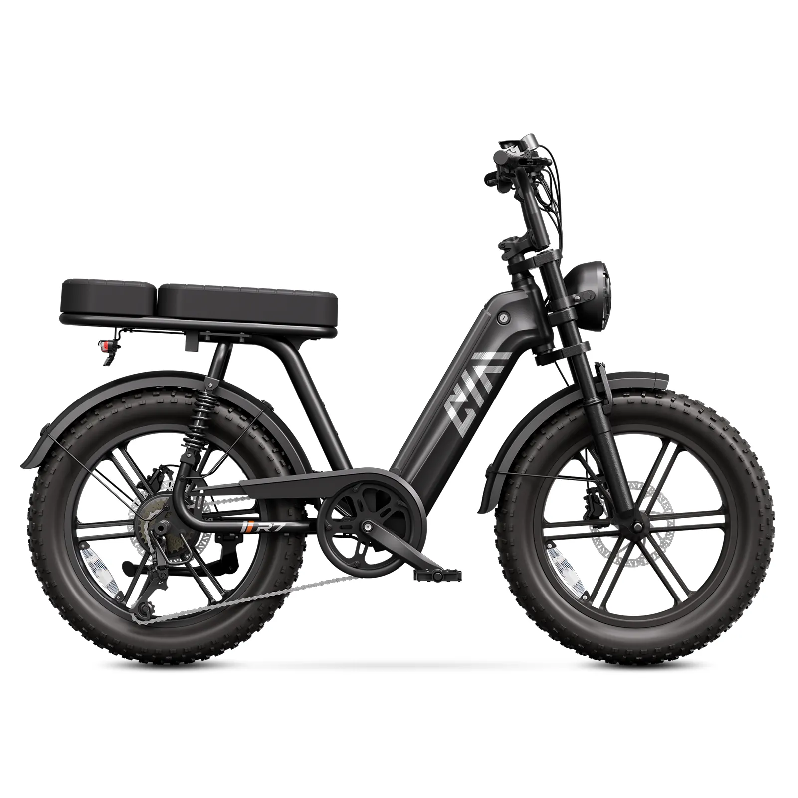 TST® R7 Moped Style 1500W Full Suspension Electric Cargo Bike | 2026 New Model - Image 17