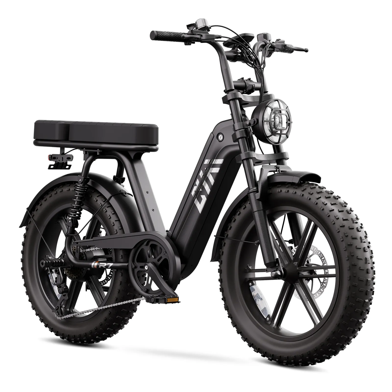 TST® R7 Moped Style 1500W Full Suspension Electric Cargo Bike | 2026 New Model - Image 18