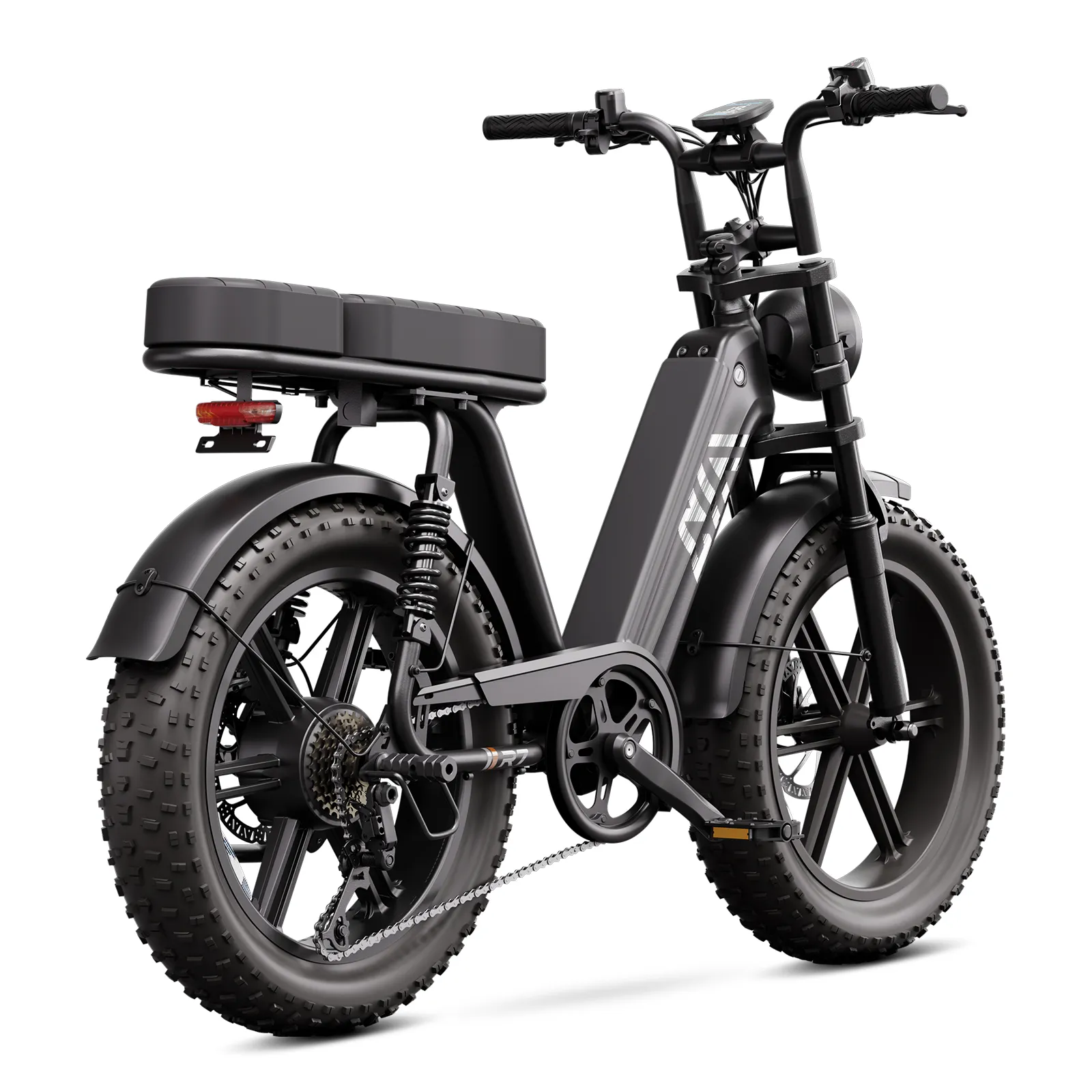 TST® R7 Moped Style 1500W Full Suspension Electric Cargo Bike | 2026 New Model - Image 19