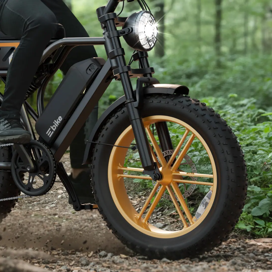 TST® R9 Dual-Battery 1500W Long-Range Full-Suspension Moped Style Electric Bike (2026 Model) - Image 10