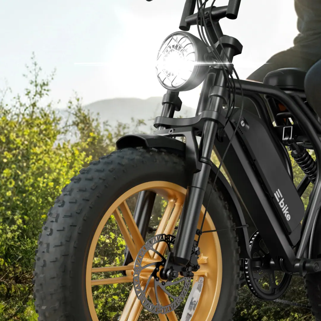 TST® R9 Dual-Battery 1500W Long-Range Full-Suspension Moped Style Electric Bike (2026 Model) - Image 11