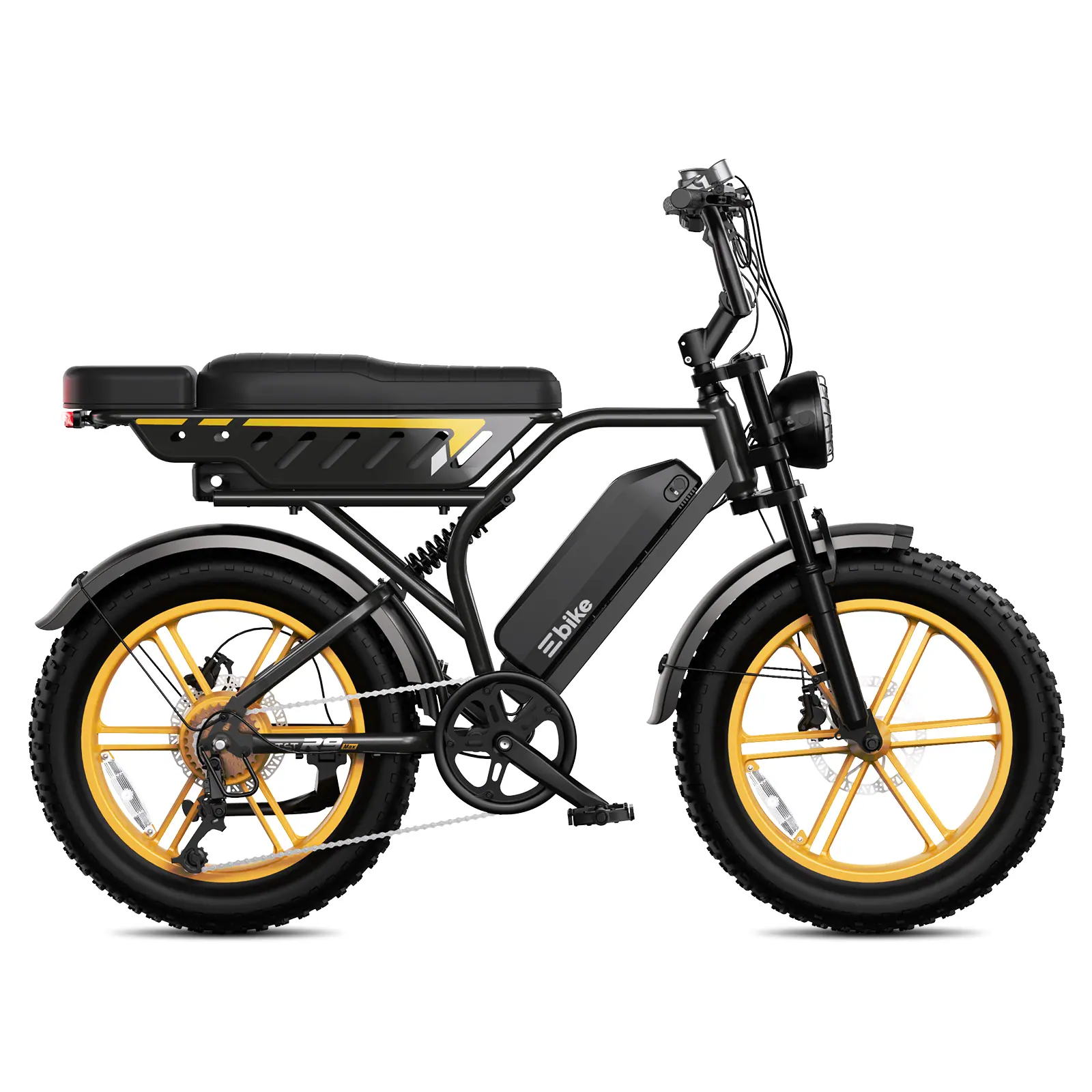 TST® R9 Dual-Battery 1500W Long-Range Full-Suspension Moped Style Electric Bike (2026 Model) - Image 12