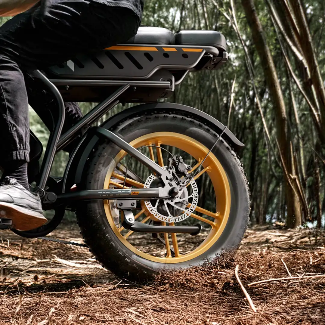 TST® R9 Dual-Battery 1500W Long-Range Full-Suspension Moped Style Electric Bike (2026 Model) - Image 9